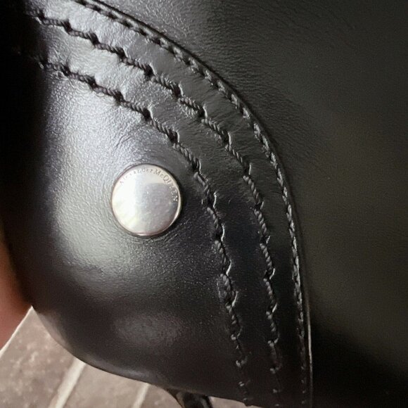 Alexander McQueen Biker Zipper Heeled Ankle Boots Black Leather EU 36 US 6 $1790 - Picture 6 of 13